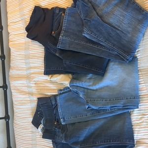 Maternity Jeans Sz 8/medium - 4 pairs